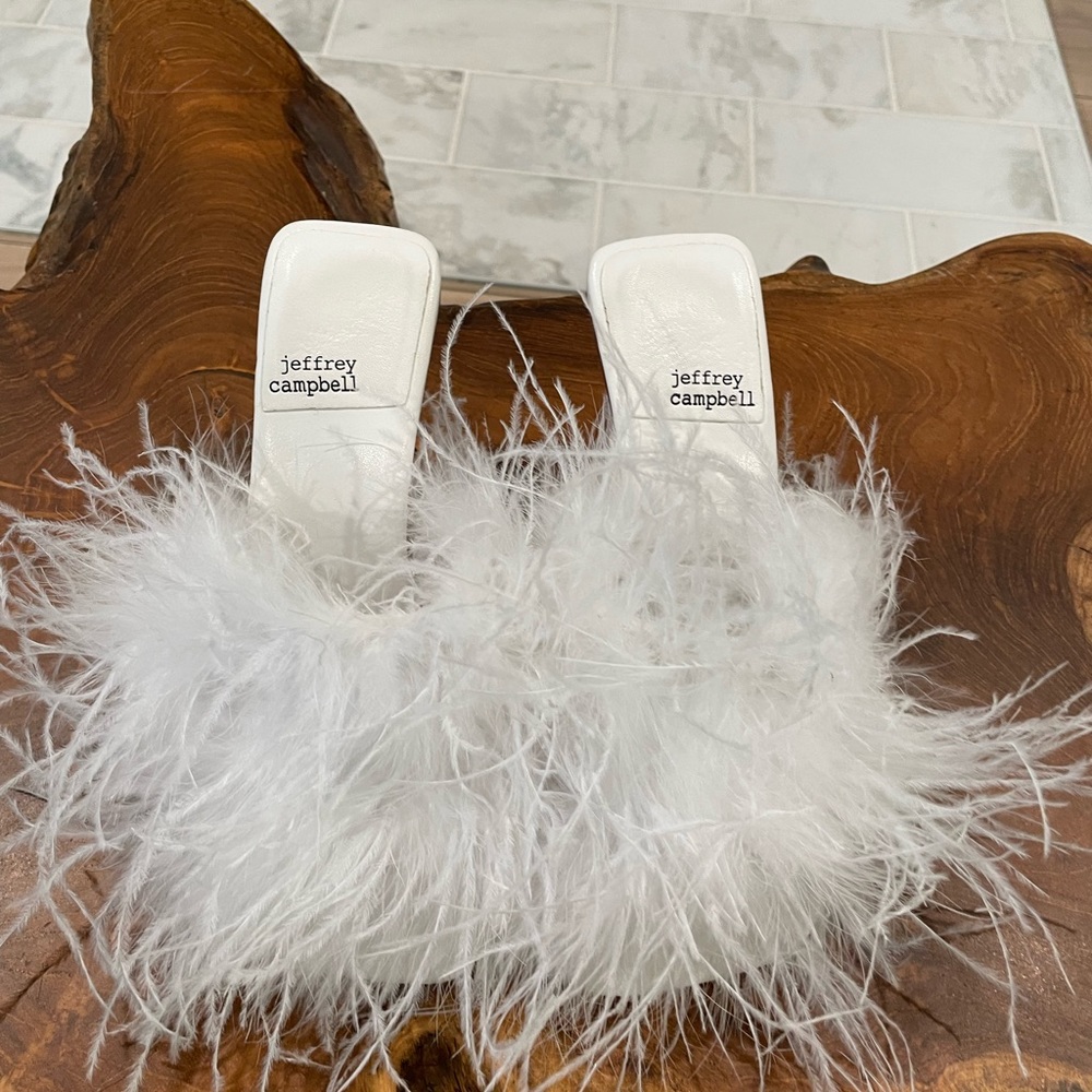 Jeffrey Campbell feather heels Chauffeur - Picture 4 of 4